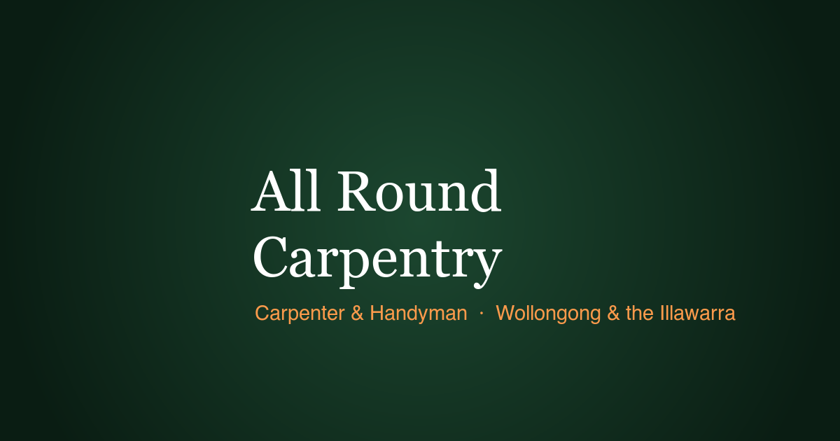 All Round Carpentry Handyman